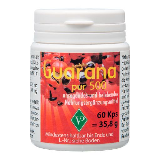 GUARANA PUR 500 Kapseln