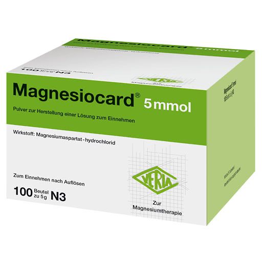 MAGNESIOCARD 5 mmol Plv.z.Her.e.Lsg.z.Einnehmen