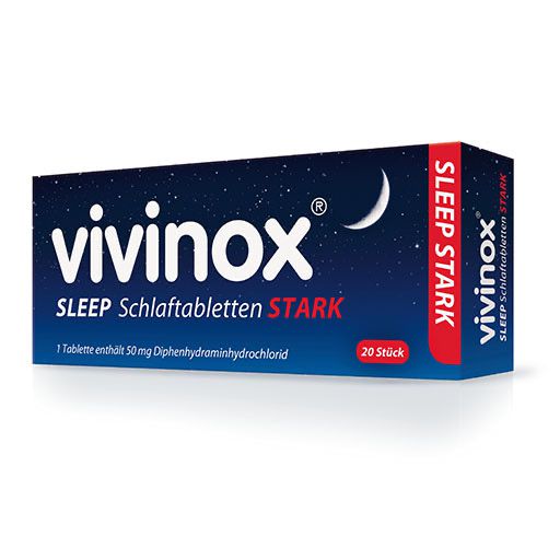 VIVINOX Sleep Schlaftabletten stark bei Schlafstörungen & Einschlafproblemen