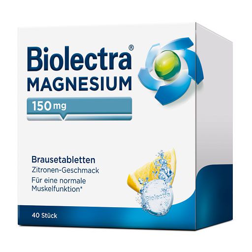 BIOLECTRA Magnesium 150 mg Zitrone Brausetabletten