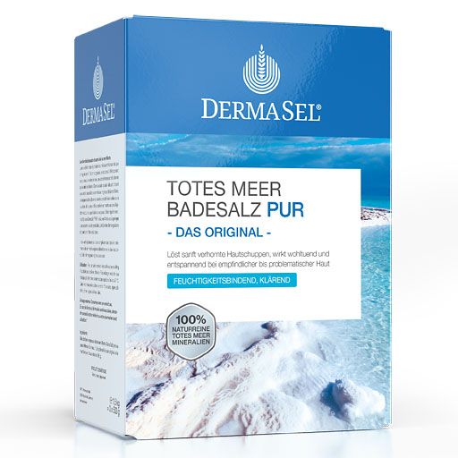 DERMASEL Totes Meer Badesalz Pur