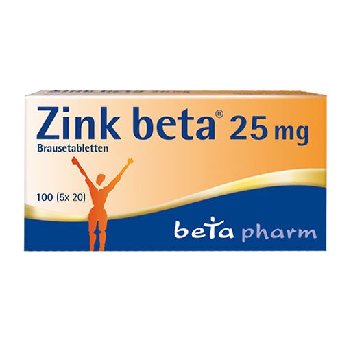 ZINK BETA 25 Brausetabletten