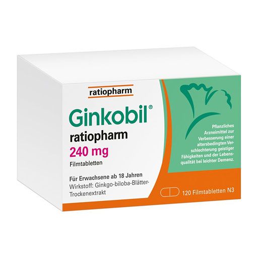 GINKOBIL-ratiopharm 240 mg mit Ginkgo biloba