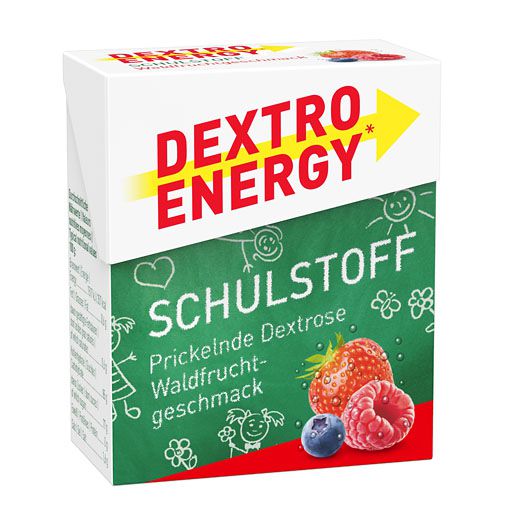 DEXTRO ENERGY Schulstoff Waldfrucht Täfelchen