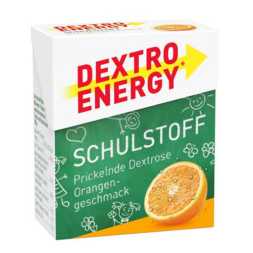 DEXTRO ENERGY Schulstoff Orange Täfelchen