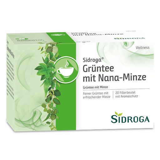 SIDROGA Wellness Grüntee m. Nana-Minze Filterb.