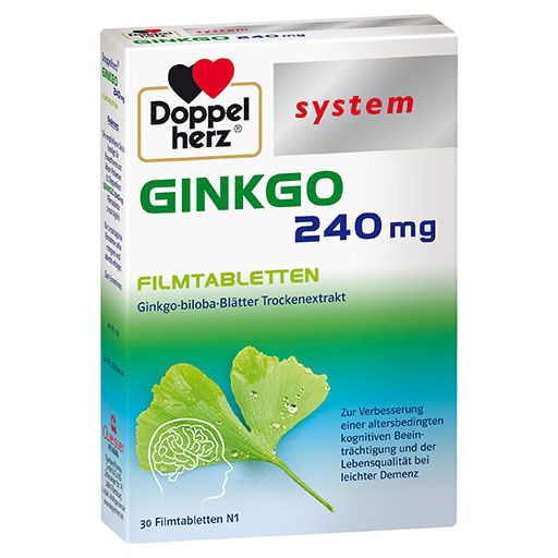 DOPPELHERZ Ginkgo 240 mg system Filmtabletten