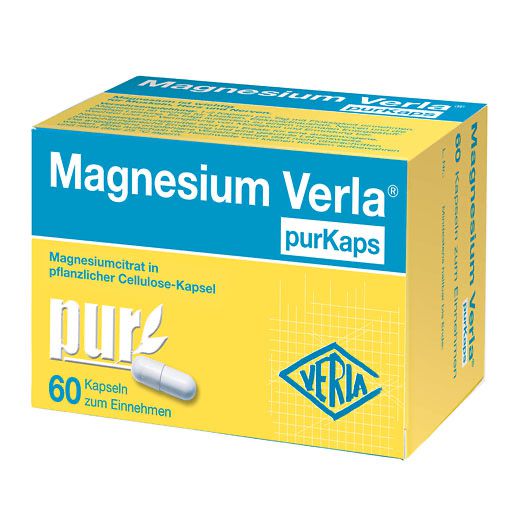 Magnesium Verla Purkaps Vegane Kapseln Z Einnehmen 60 St A 1 02 G Muskel Wadenkrampfe Schmerzen Arzneimittel Deine Online Apotheke Paul Pille