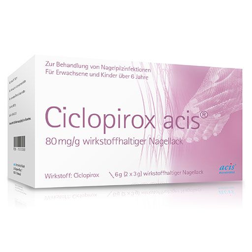 CICLOPIROX acis 80 mg/g wirkstoffhalt.Nagellack