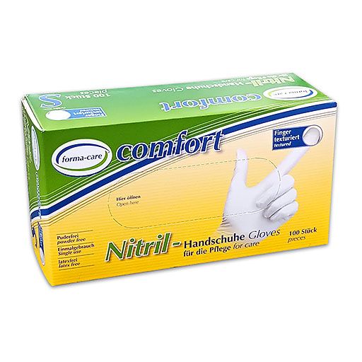 FORMA-care Comfort Soft Handschuhe Nitril S weiß