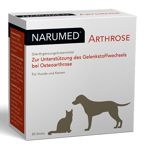 NARUMED Arthrose PulverSticks f.Hunde/Katzen 30X1.5 g Paul Pille