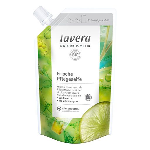 LAVERA Pflegeseife frisch Bio Limette+Zitr.gr.NF