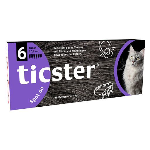 TICSTER Spot-on gegen Zecken & Flöhe Lsg.z.Auftropf.f.Katzen 4-8 kg