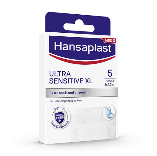 HANSAPLAST Ultra Sensitive Wundverband 5x7,2 cm XL