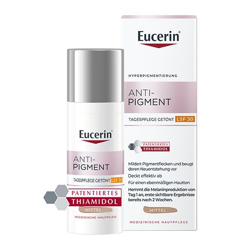 EUCERIN Anti-Pigment Tag getönt mittel LSF 30