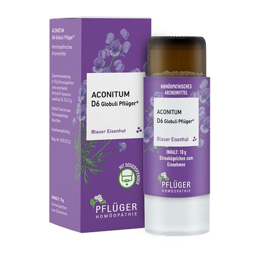 ACONITUM D 6 Globuli Pflüger Dosierspender