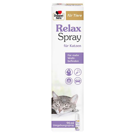 DOPPELHERZ für Tiere Relaxspray f.Katzen