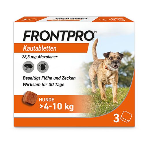 FRONTPRO 28 mg Kautabletten f.Hunde >4-10 kg