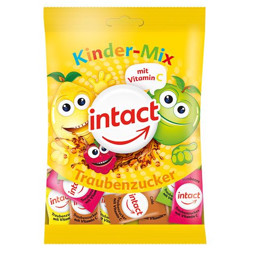 INTACT Traubenzucker Beutel Kinder-Mix+Vitamin C