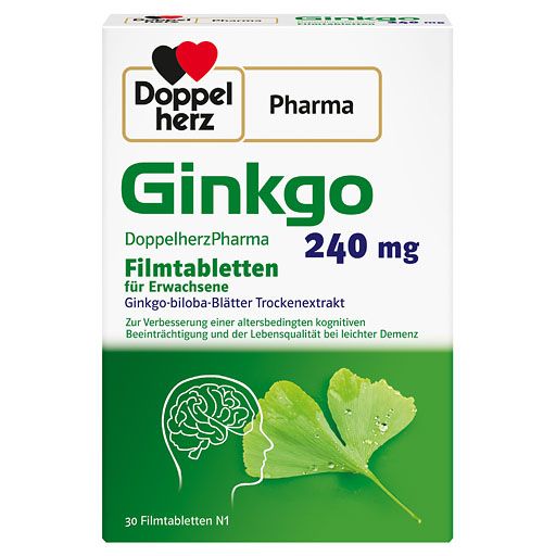 GINKGO DOPPELHERZPHARMA 240 mg Filmtabletten