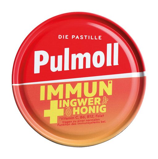 PULMOLL Immun Ingwer-Honig m.Vit.C B6 B12 Folat