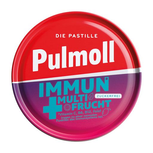 PULMOLL Multifrucht m.Vit.C B6 B12 Folat zf Bon.