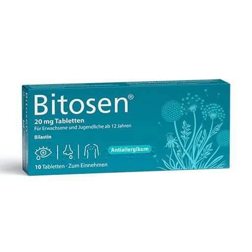 BITOSEN 20 mg Allergie- & Heuschnupfen-Tabletten