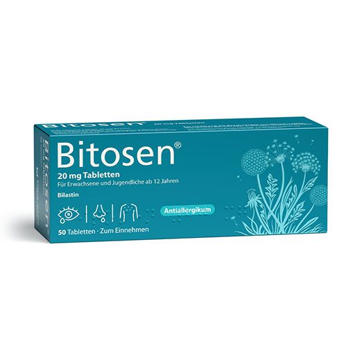 BITOSEN 20 mg Allergie- & Heuschnupfen-Tabletten